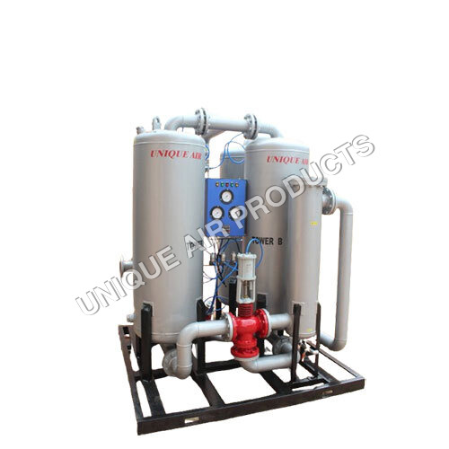 Desiccant Air Dryer - Activated Alumina & Molecular Sieve, 5 CFM to 500 CFM Flow Rate, Automatic Operation, Heatless Technology - Wall Mountable Design