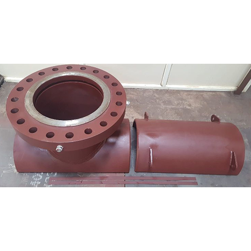 Metal Tee Shape Fittings - Stainless Steel, Sizes 2 To 60 Inches, Brown Color | Durable, Corrosion Resistant, Industrial Use, Secure Three-way Connections
