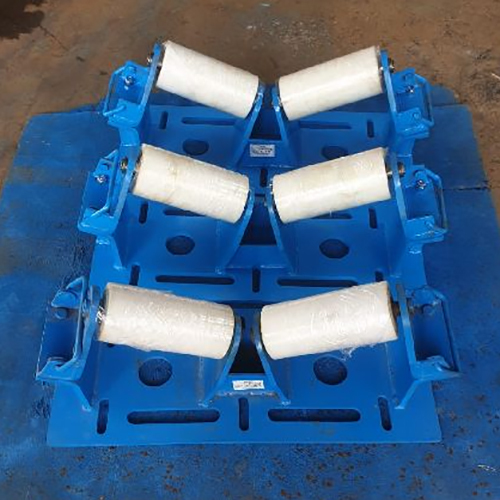 Green Steel Pipe Support Rollers