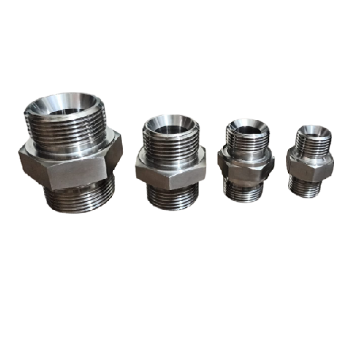 Ss Adaptor - Stainless Steel Material, Round Section Shape, Silver Color | Excellent Corrosion Resistance For Chemical Handling