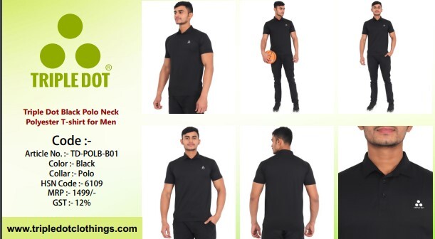 Triple Dot T Shirt In Polyster - Age Group: Adult