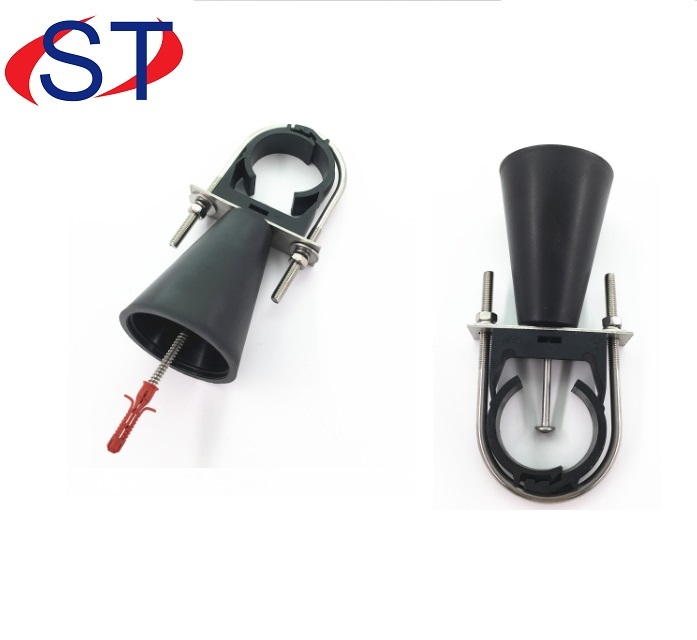 Radiating/leaky Feeder Clamp For 7/8 Leaky Cable - Material: Ss, Pp Frlszh, Nylon Fr, Weight: 100 Gm | Application: Tunnels, Roadways, Impact & Tear Resistant, Extreme Temperature Capability