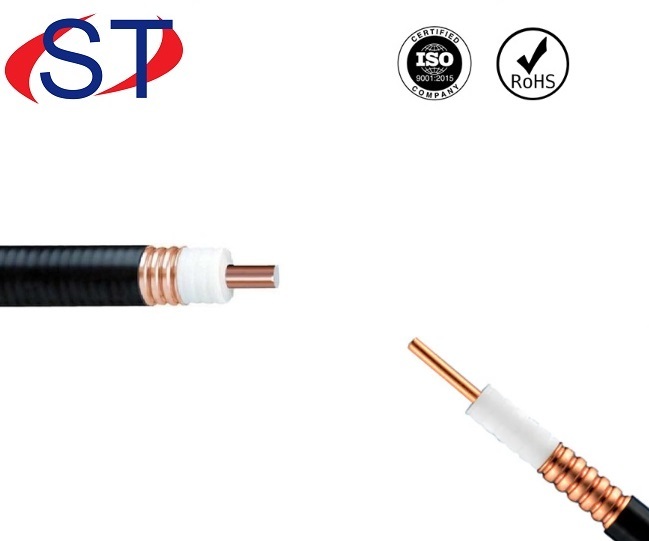 Feeder Cable 1/2 Inch - 200 Mtr Roll, 50 Ohm Impedance, Maximum Frequency 4000 Mhz, Black Frlszh Jacket, Low Signal Loss Insulation