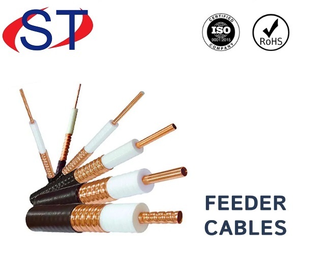 Feeder Cable 1/2 Inch - 200 Mtr Roll, 50 Ohm Impedance, Maximum Frequency 4000 Mhz, Black Frlszh Jacket, Low Signal Loss Insulation