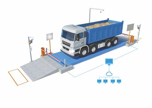 Unmanned Weighbridge System - Heavy-Duty Steel, 8x3 Meters , Integrated Load Cell Technology for Accurate Weight Measurement