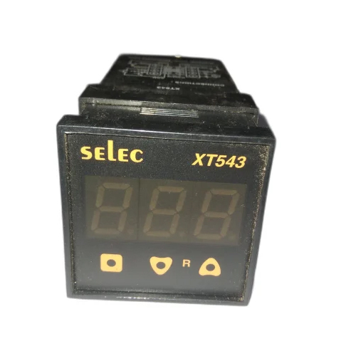 Selec Xt543 Digital Timer - Plastic Body, 90 To 270 Vac/dc, Black | Automatic, Led Display, Industrial Use