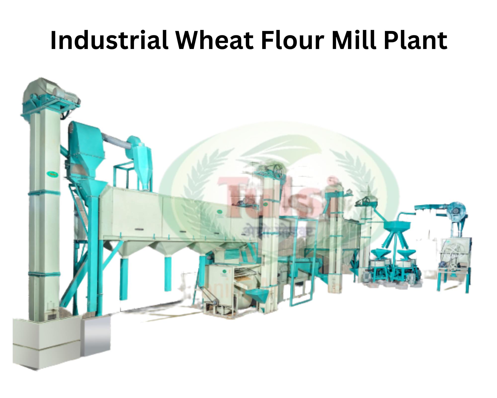 Industrial Wheat Flour Mill Plant - Material: Galvanized Steel