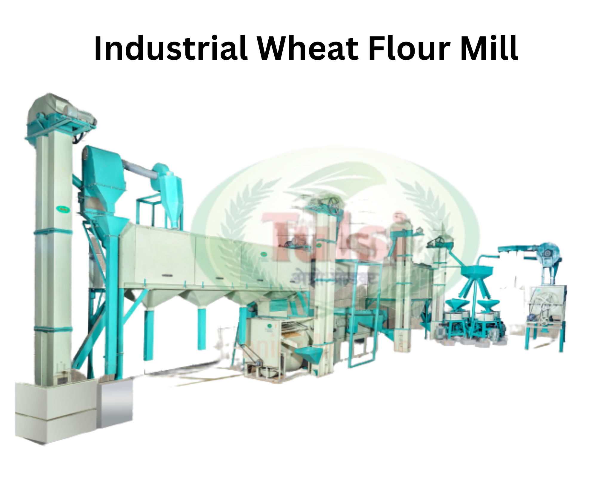 Industrial Wheat Flour Mill - Dimension (L*w*h): 45x20x25 Foot (Ft)