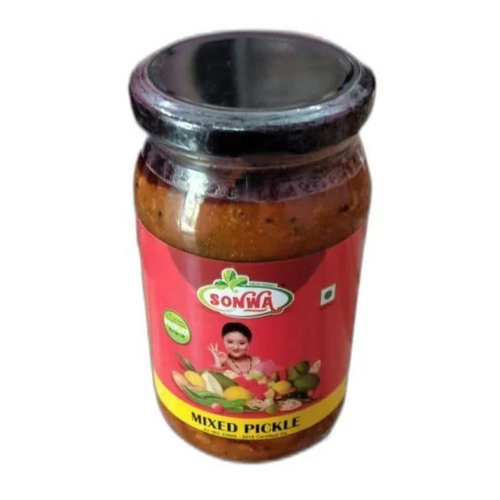 400 Gm Mixed Pickle - Elongated Shape, Oil-preserved Spicy Flavor | Made With High Quality Vegetables And Spices