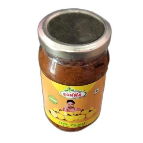 400 Gm Lime Pickle - Oil-based, Elongated Shape, Tangy & Spicy Flavor | High-quality Ingredients, Handpicked Fresh Limes, Special Spice Blend