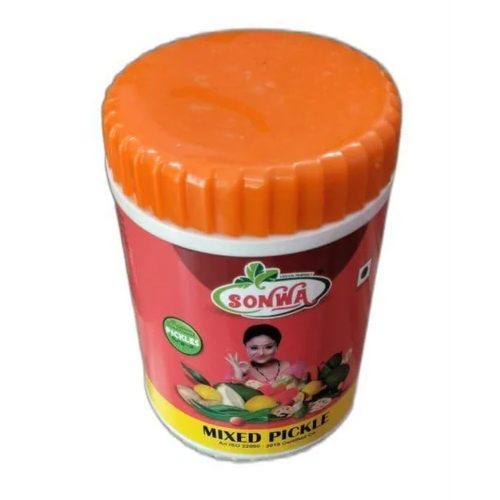 1 Kg Mixed Pickle - Spicy Elongated Blends , High-quality Ingredients Preserved In Oil For A Flavorful Accompaniment To Any Meal