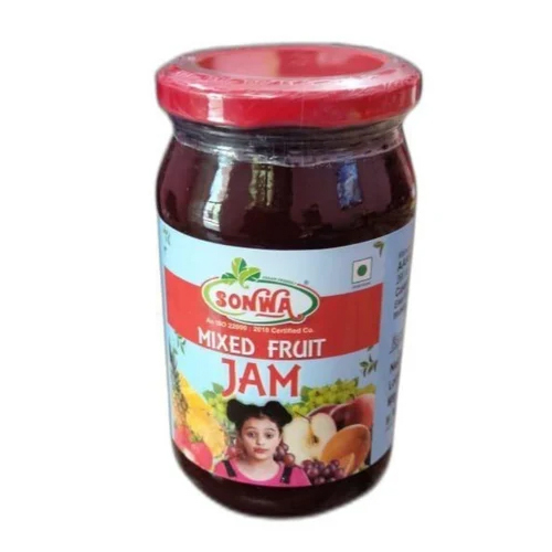Mixed Fruit Jam - Premium Quality Blend Of Natural Fruits | Preservative-free, Rich Sweet Taste, Convenient Bottle Packaging