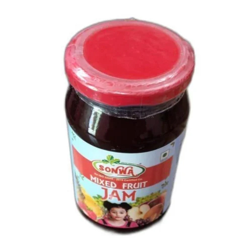 Mixed Fruit Jam - Premium Quality Blend Of Natural Fruits | Preservative-free, Rich Sweet Taste, Convenient Bottle Packaging