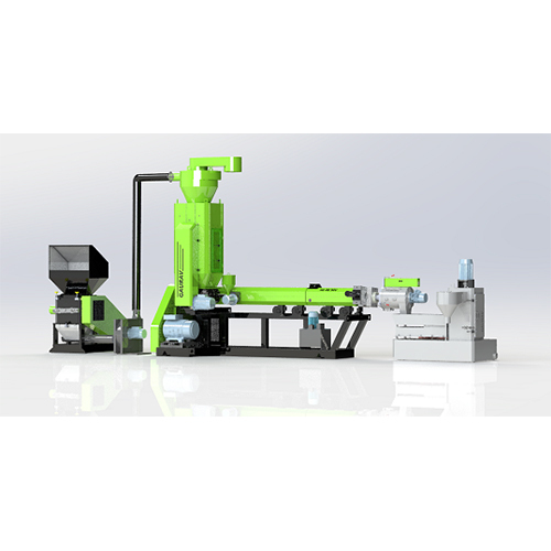 Semi-Automatic Recycling Plastic Plant For Film Waste