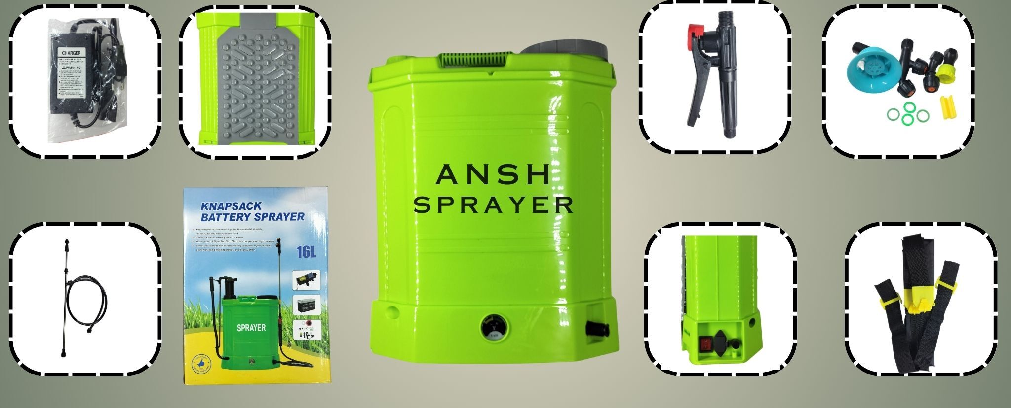 12/8 Agricultural Battery Sprayer Pump