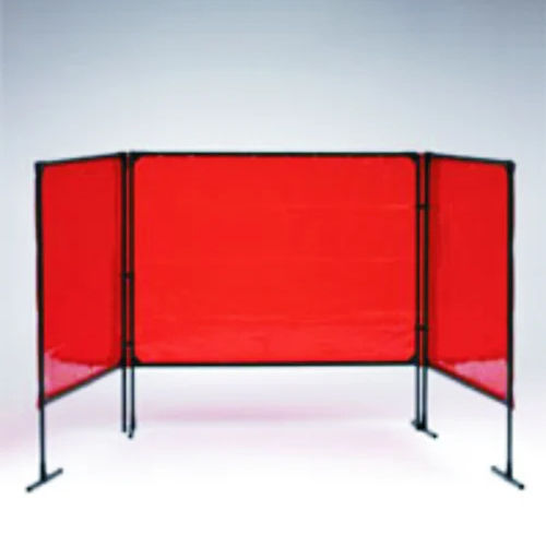 Red Industrial Fire Safety Curtains