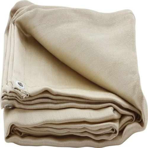 Off White Fire Plain Welding Blankets