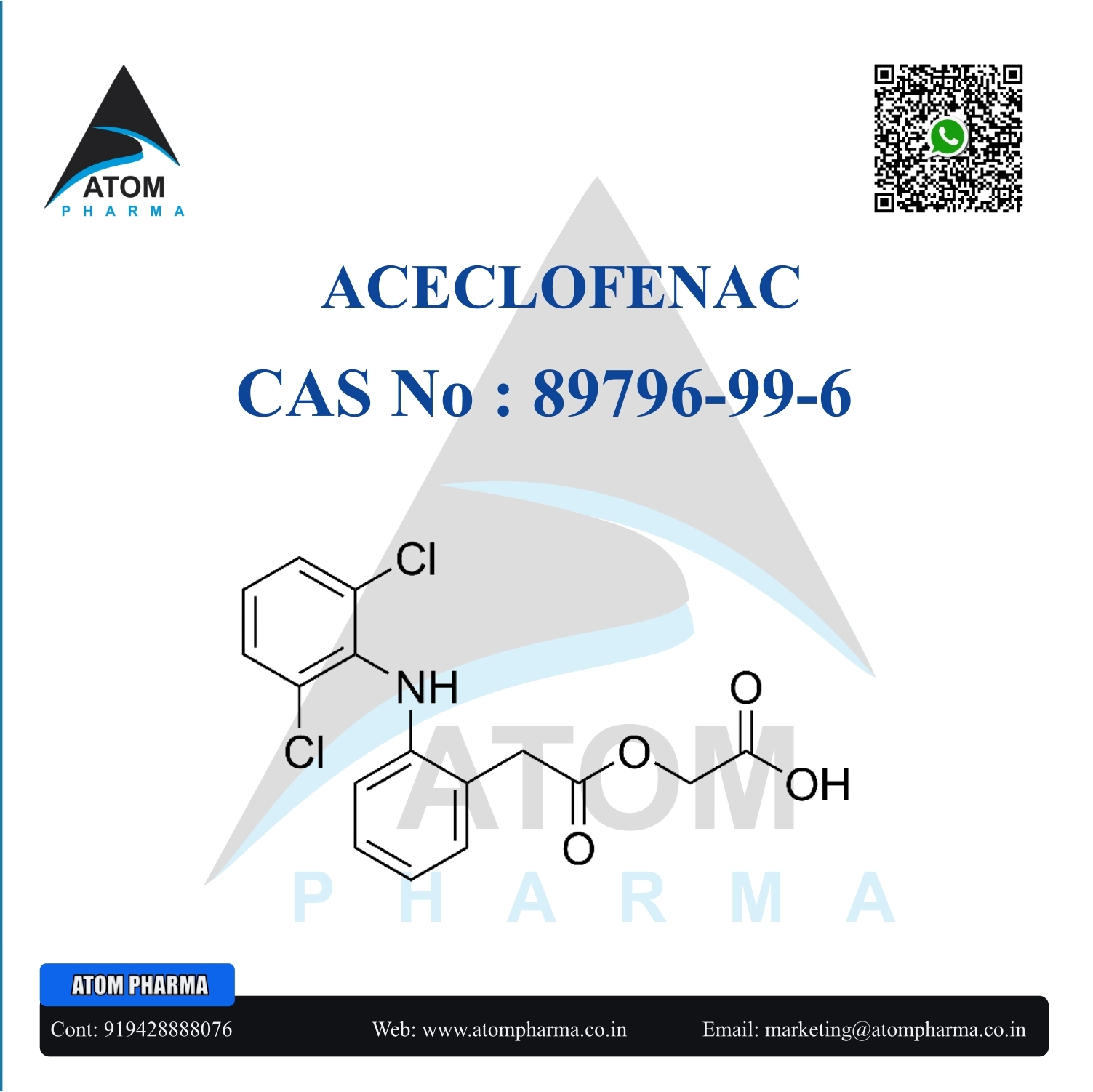 White Aceclofenac Api