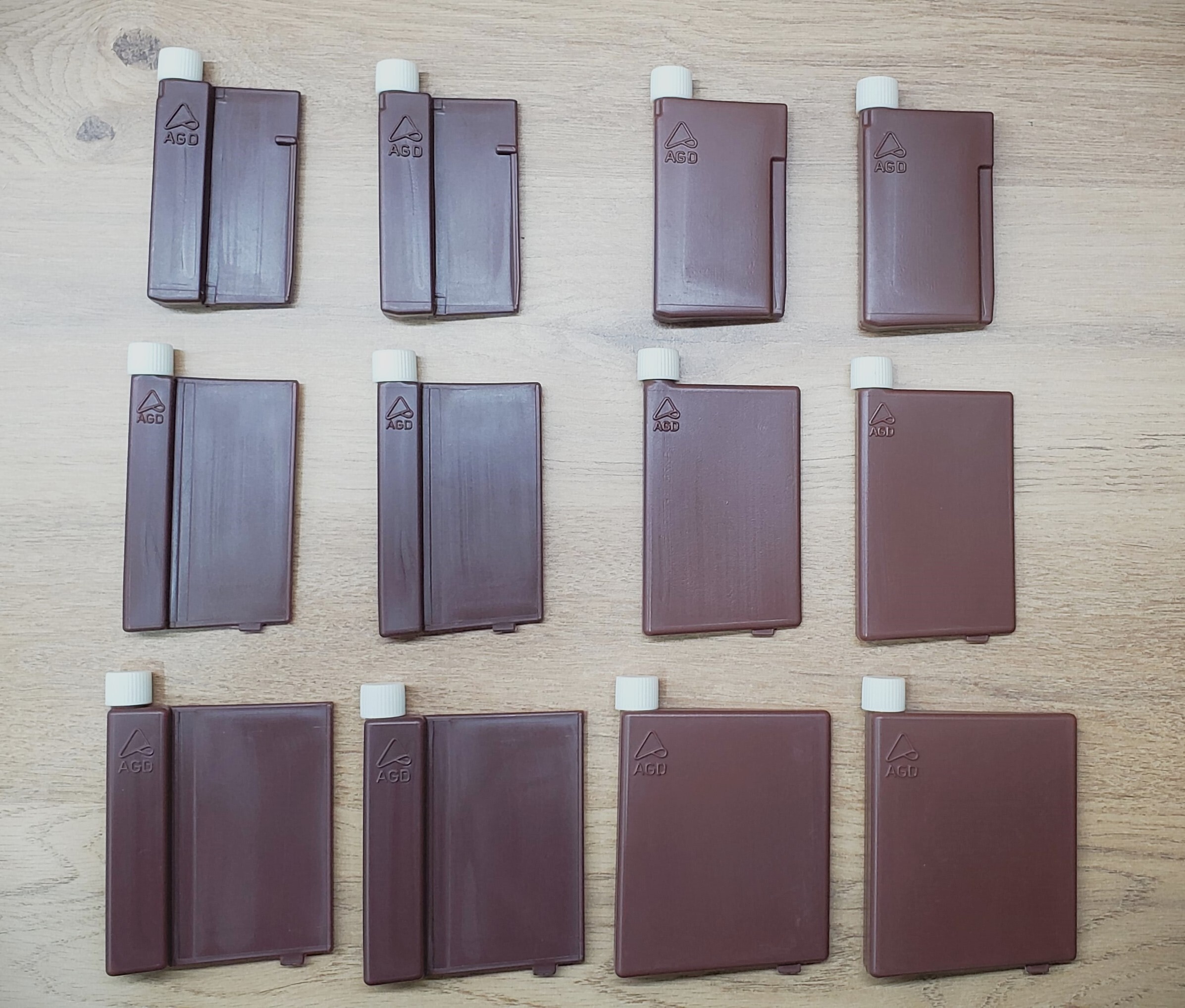Diagnostic Reagent Bottles - Pe Material, 5ml To 1000ml Sizes | Square Shape, Screw Cap, Laser Logo Feature