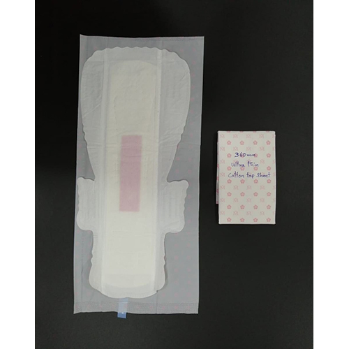350Mm Ultra Anion Biodegradable Loose Sanitary Pads - Cotton Material, Soft Breathable Absorption, White Color | Leak Guard, Cotton Net Top Surface, Designed for Adults
