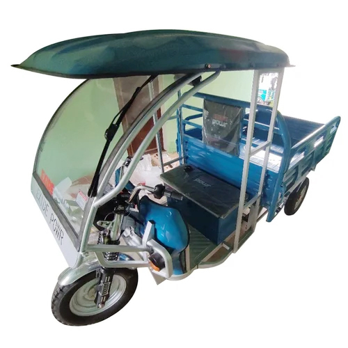 Exide Power Blue Silver E Rickshaw Loader