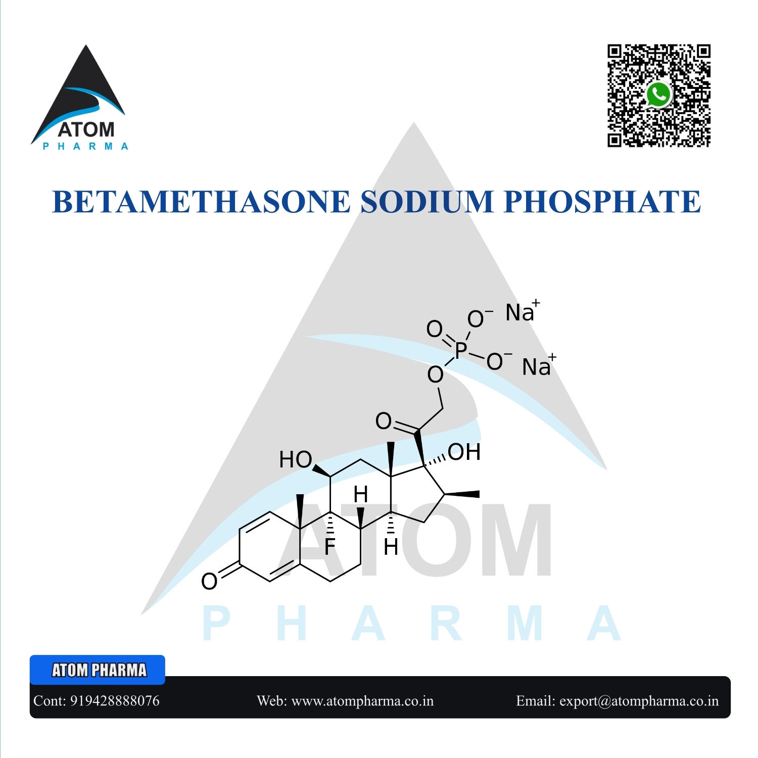 Betamethasone Sodium Phosphate Api Cas No: 151-73-5