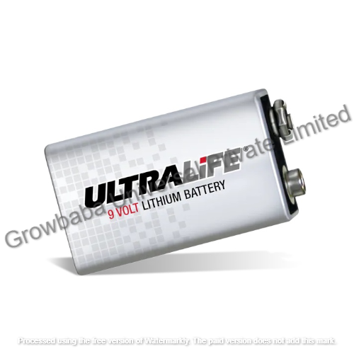 Ultralife 9volt Lithium Battery Nominal Voltage: 9 Volt (V)