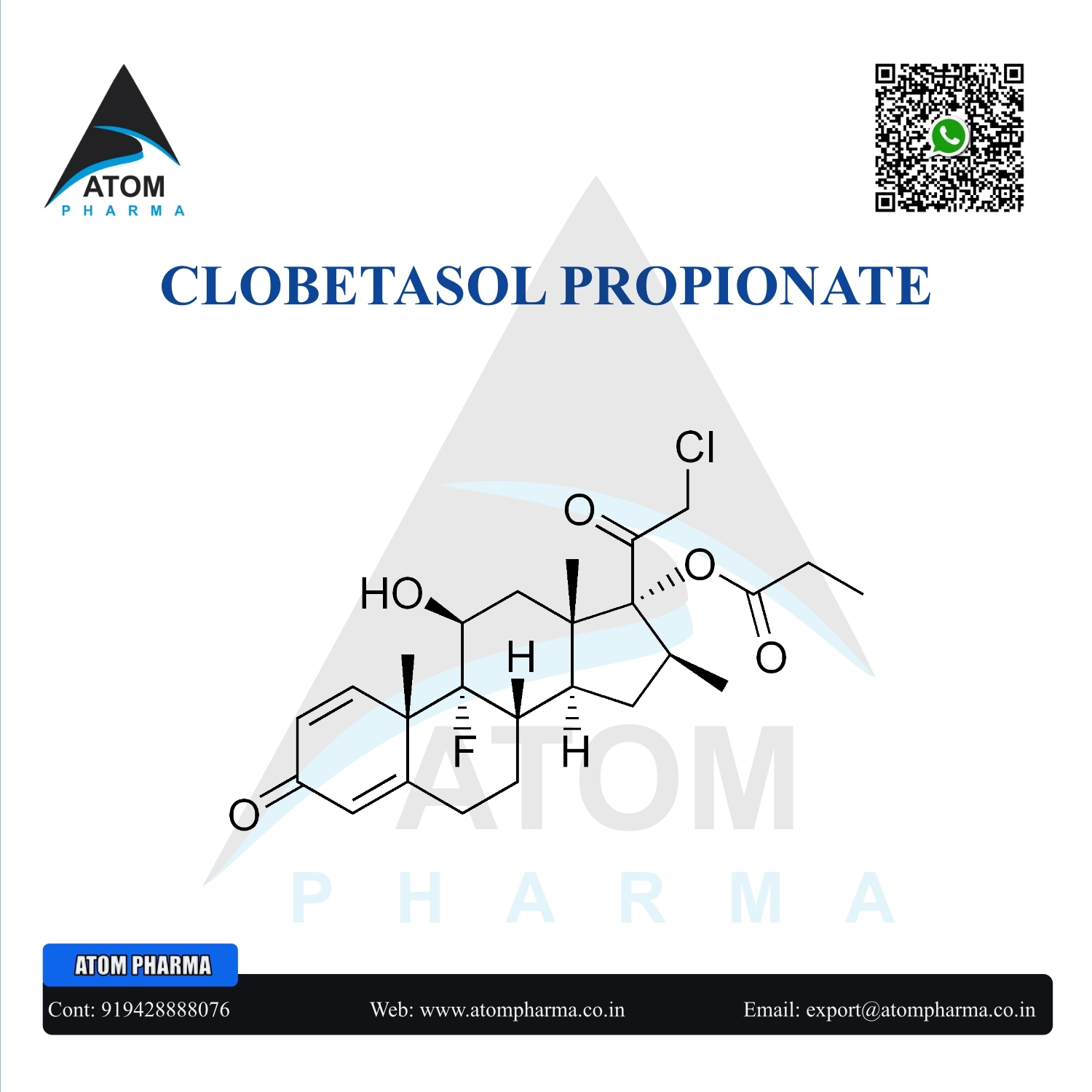 Clobetasol Propionate Api Cas No: 25122-46-7