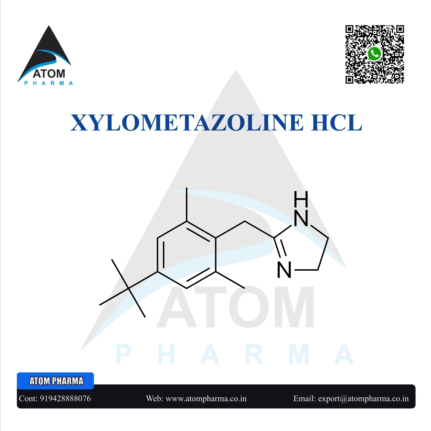Xylometazoline Hcl Api Cas No: 1218-35-5