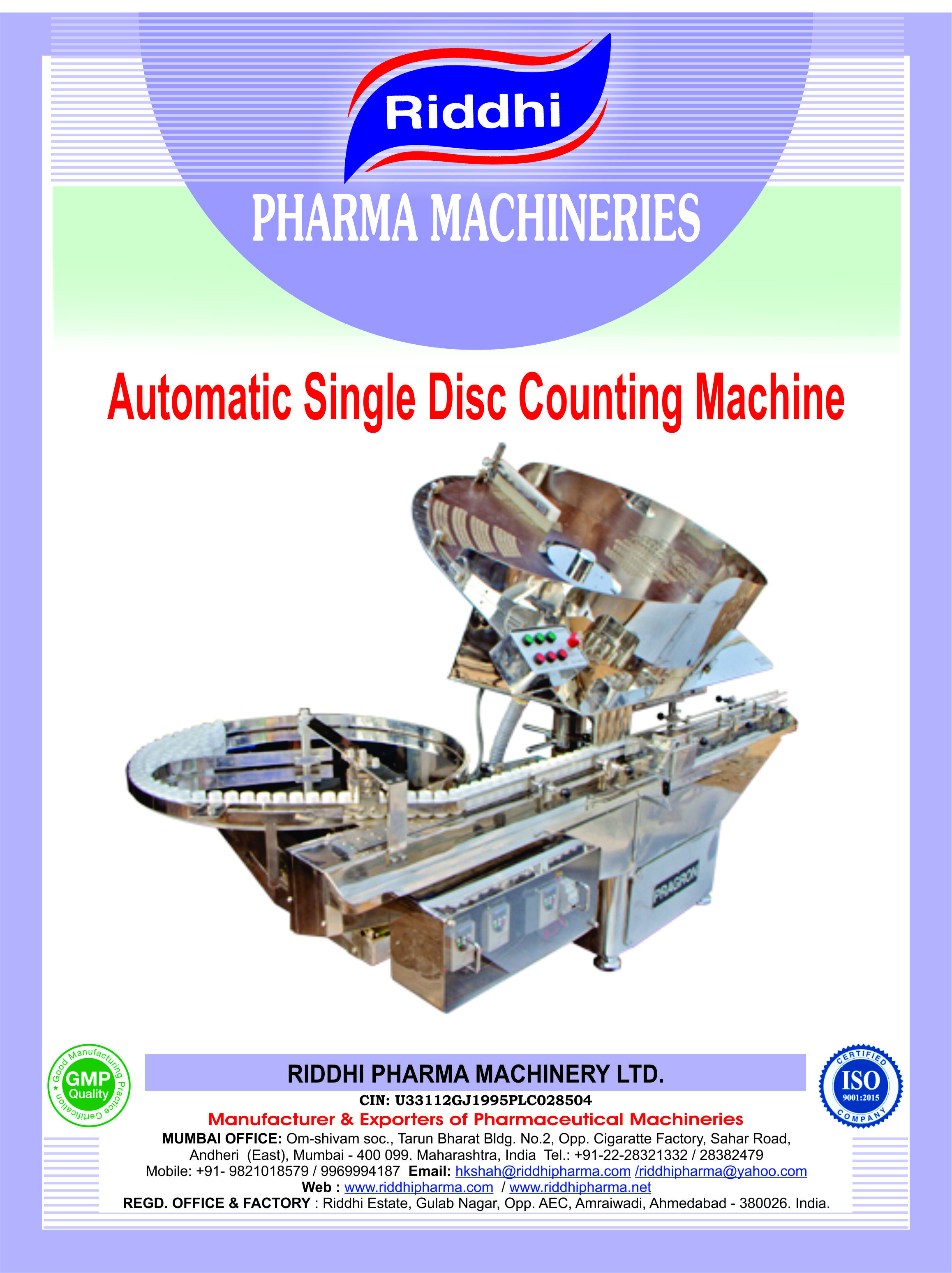 Silver Tablet Capsule Counting Machine