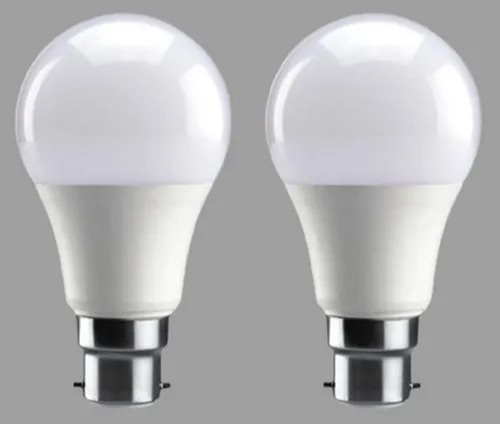 LED Bulbs - Plastic, Round Shape, 9w Power, 900 Luminous Flux, White Color | Energy Efficient, Long Lasting, Instant Lighting, 1-Year Warranty