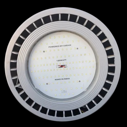 LED High Bay Light - Metal & Glass, Cool White | Ideal for Commercial Spaces, High Power Factor