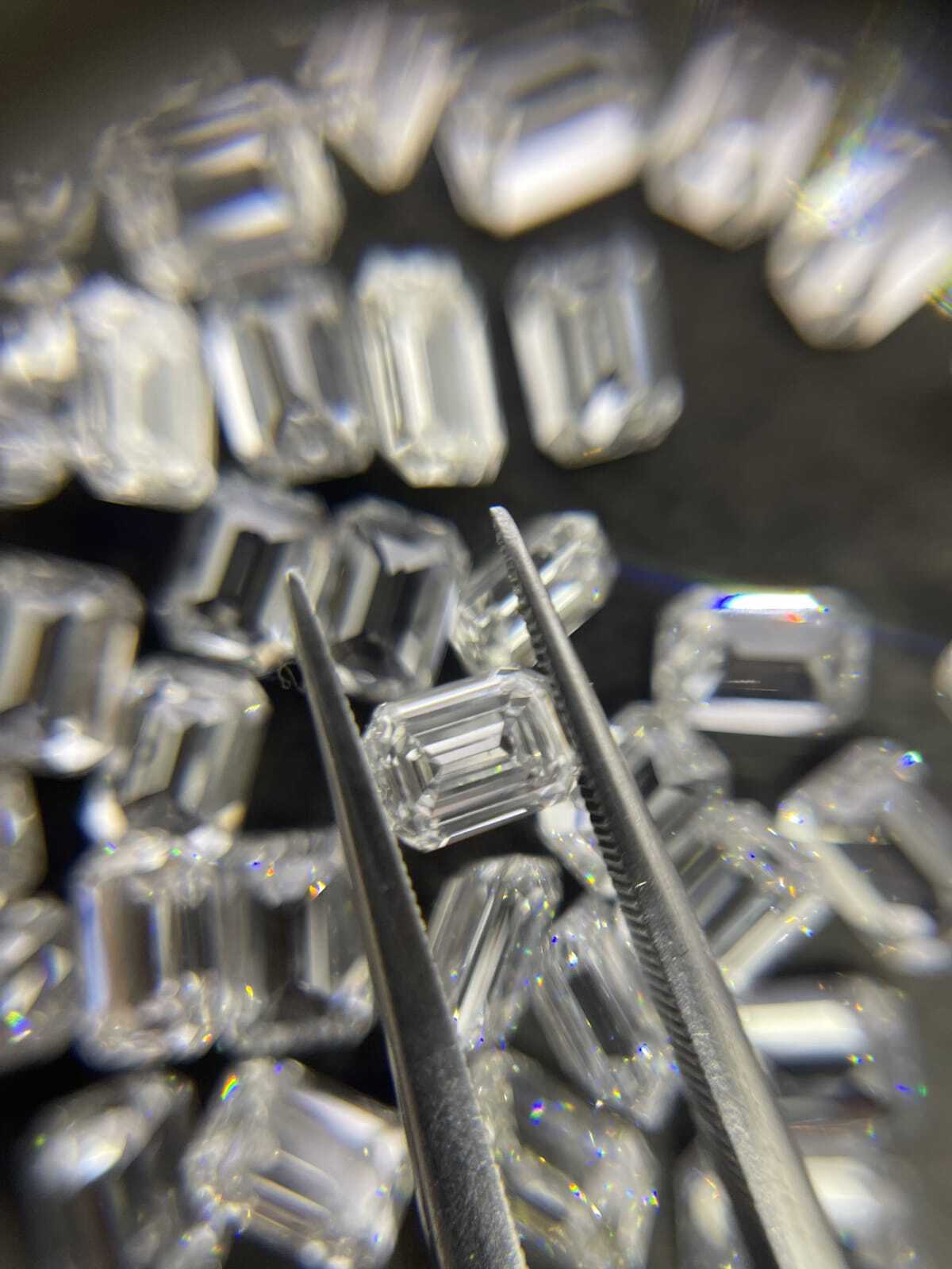 Emerald Shapes Diamonds - Hardness: Hard