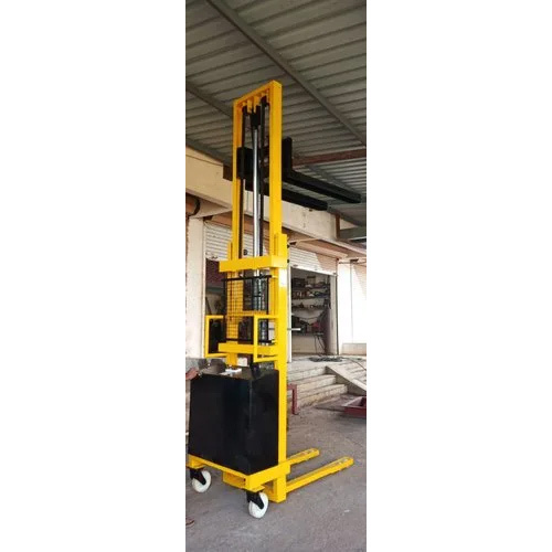 Battery Operated Stacker - New, Yellow-black Design | High Quality, Durable, Easy To Operate, Strong