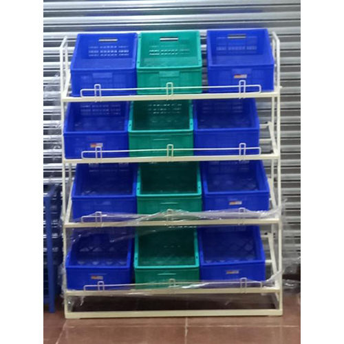 Mild Steel Fruits Vegetables Supermarket Display Rack - Feature: High Quality