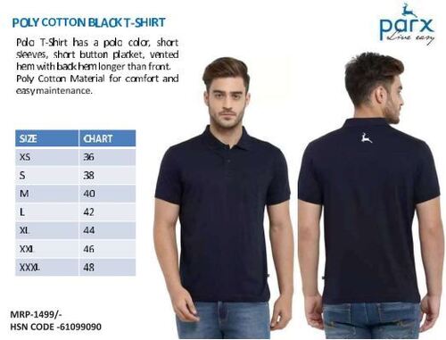 PARX टी शर्ट कॉटन में