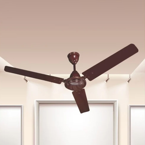 Stainless Steel Swing Plus Brown Ceiling Fan