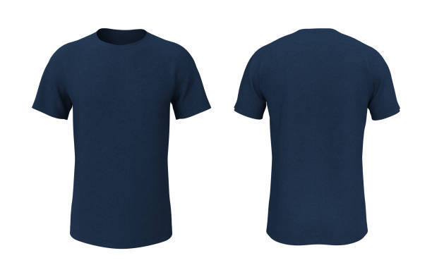 Nevy Blue Round Neck Cotton T Shirt