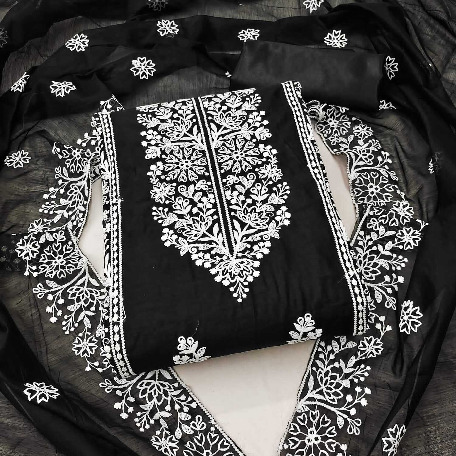 Chanderi Cotton Dress Material at Best Price in Surat | Sadabahar Fashion