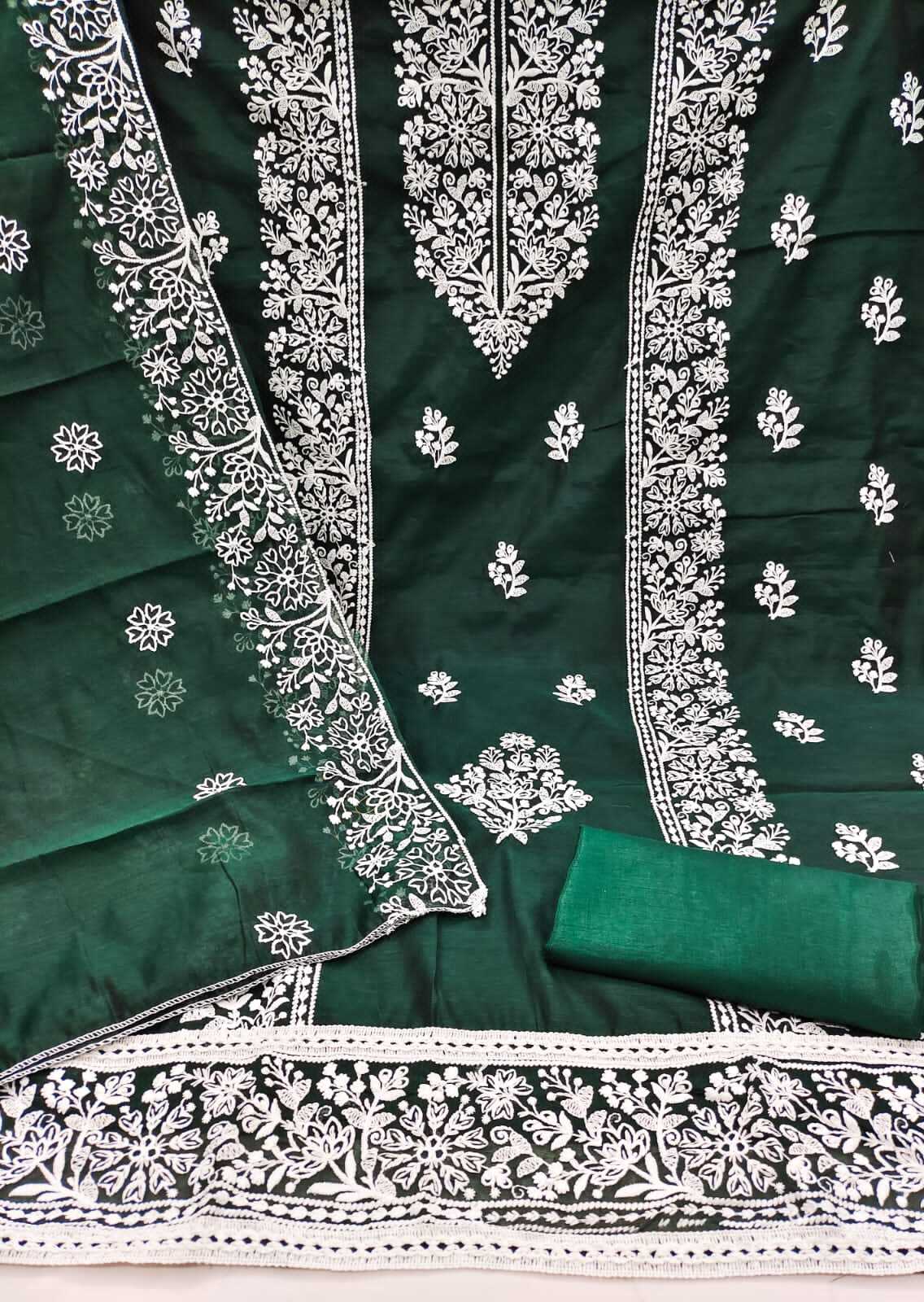 Chanderi Cotton Dress Material at Best Price in Surat | Sadabahar Fashion