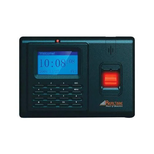 प्लास्टिक रियलटाइम T6 बायोमेट्रिक अटेंडेंस मशीन