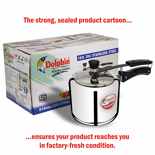 3 Ltr Ss Plain Inner Lid Pressure Cooker Size: Customized