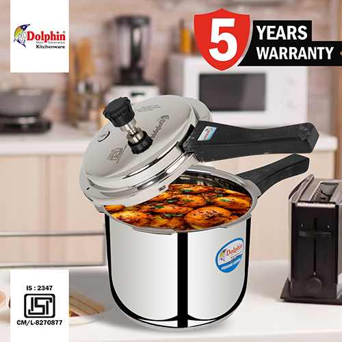 Induction Free Cooker - 3 Litre Polished Stainless Steel, Customized Size, Commercial Usage