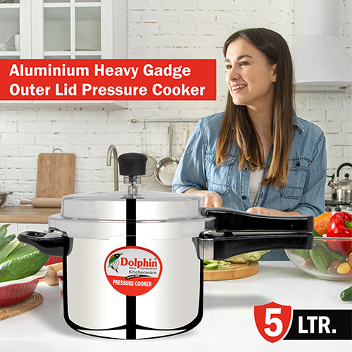 5 Ltr Outer Lid Pressure Cooker Size: Customized