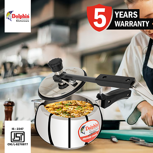 1.5 Ltr Ss Belly Inner Lid Pressure Cooker Size: Customized