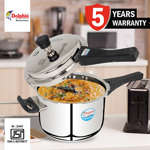 5 Ltr Induction Friendly Cooker Size: Customized