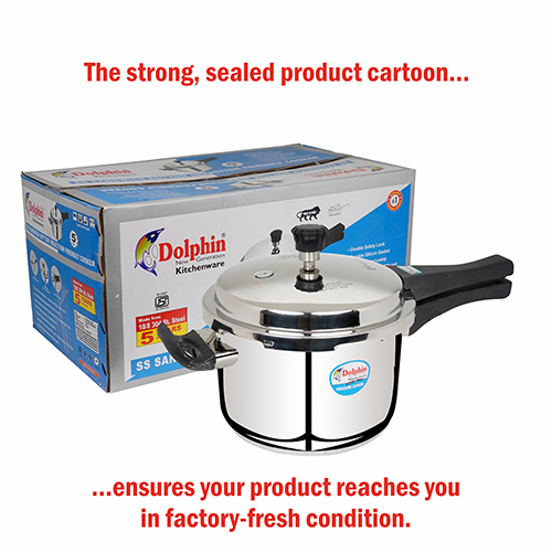 5 Ltr Induction Friendly Cooker Size: Customized