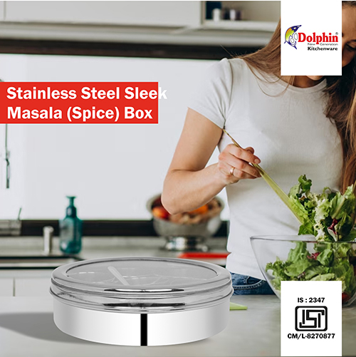 Ss Sleek Masala Spice Box Size: Customized