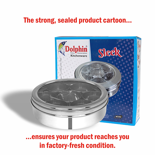 Ss Sleek Masala Spice Box Size: Customized
