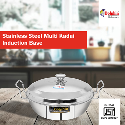 Belly Induction Base Multi Kadai Size: Customized
